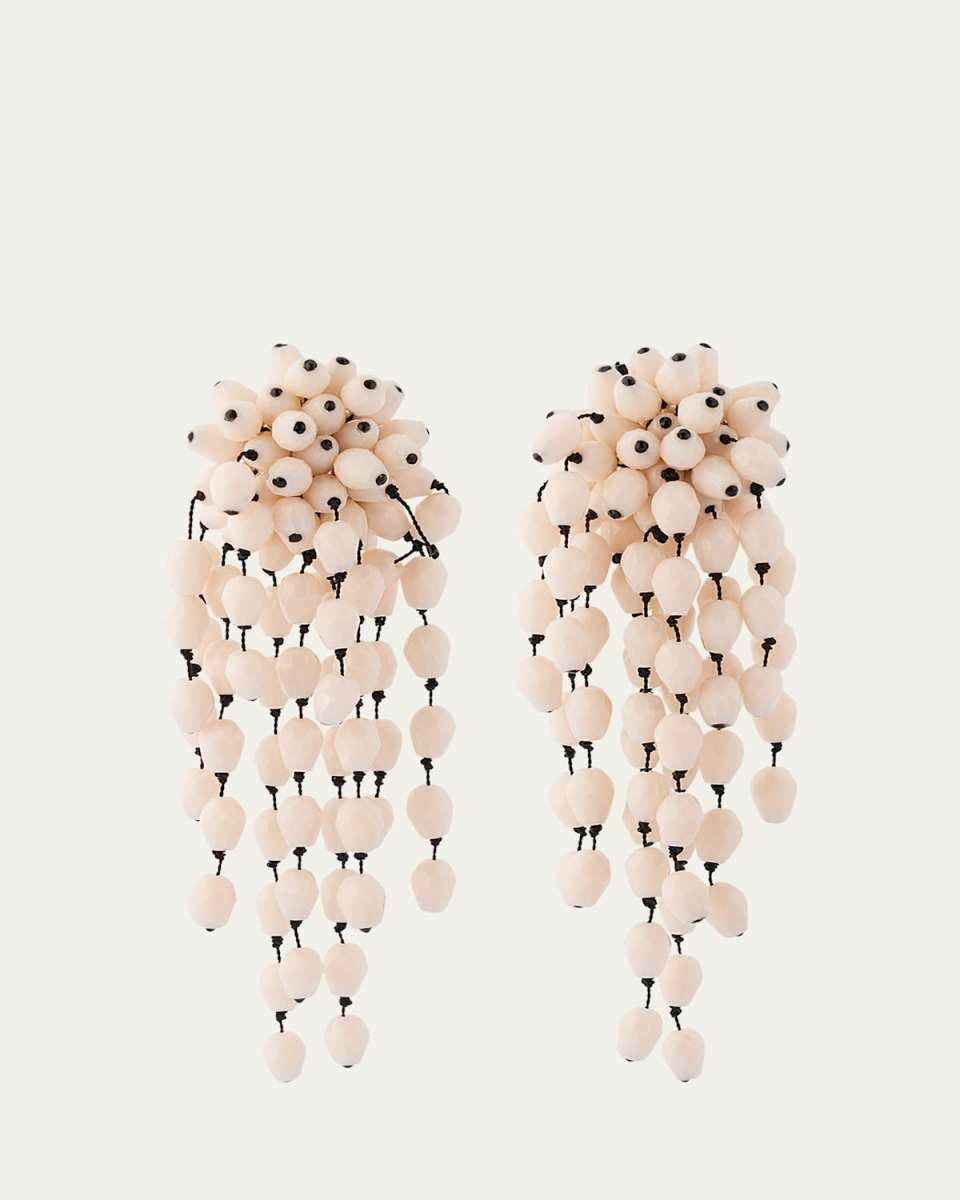 Cluster Clip-On Statement Earrings